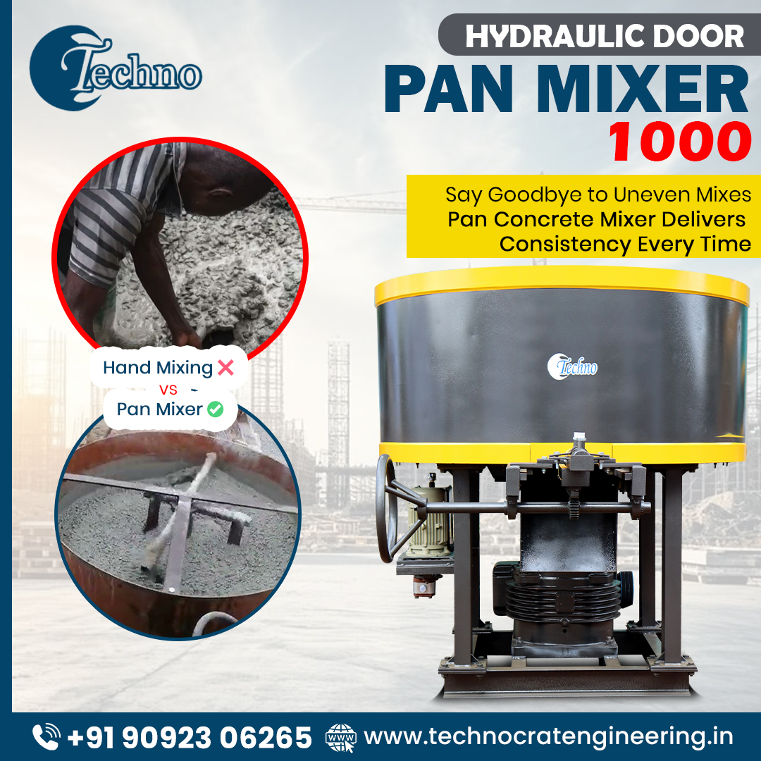 Pan Mixer Machine Manufacturer in India