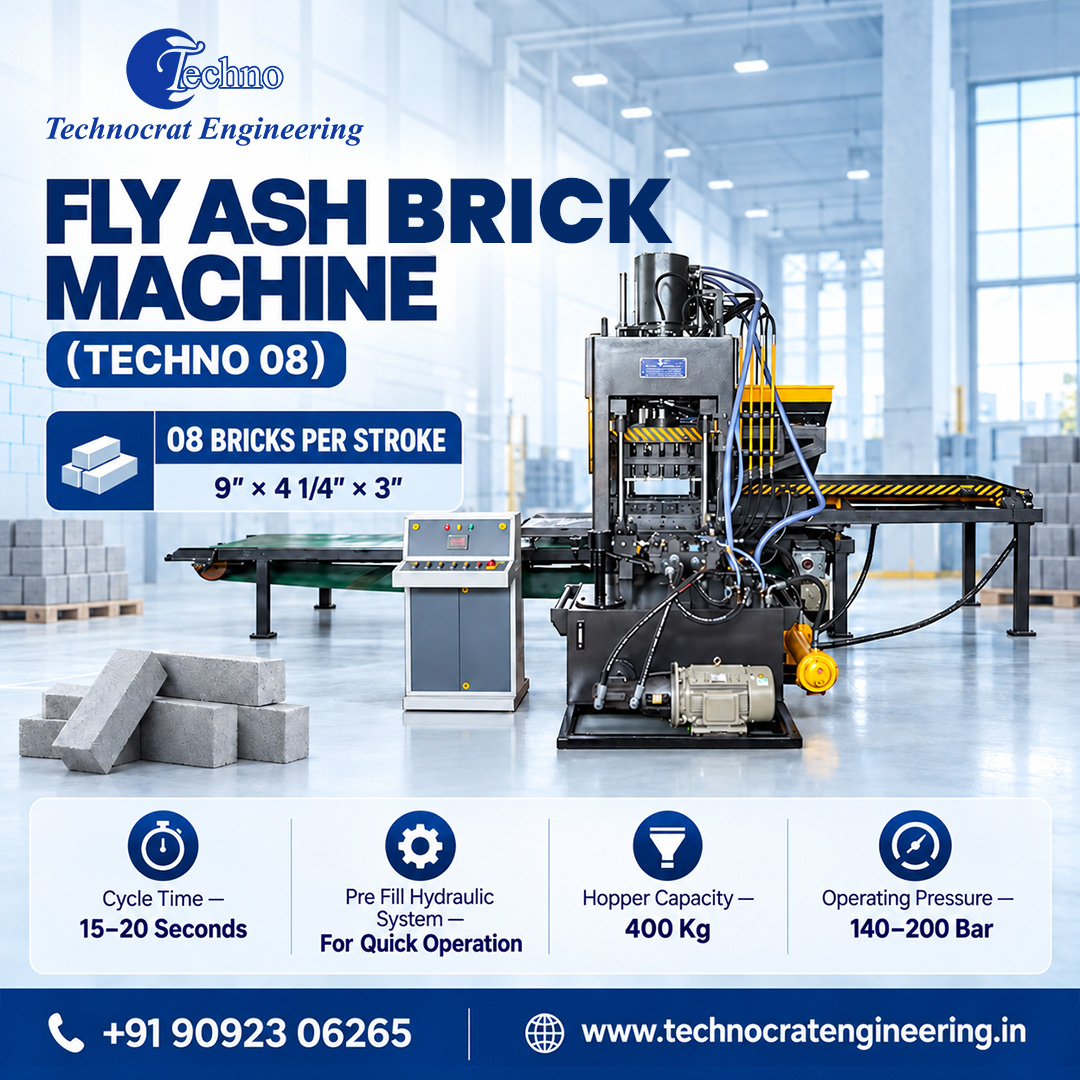 Best Fly Ash Brick Making Machine for Fly Ash Brick Production Plant